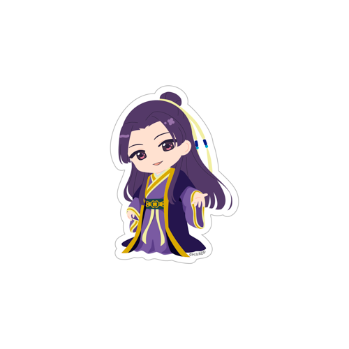 ミニキャラダイカットステッカー　全4種 壬氏（描き下ろし衣装） イメージ